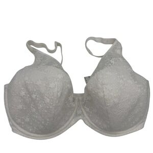 Prima Donna WHITE Twist Epirus Lace Underwired Triangle Bra, US 34G/DDDD, UK 34G